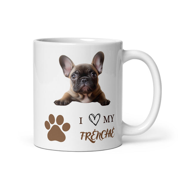 Personalized Frenchie French Bulldog Love You Hole Lot Dad Mom Dog Mug  NB173 85O34